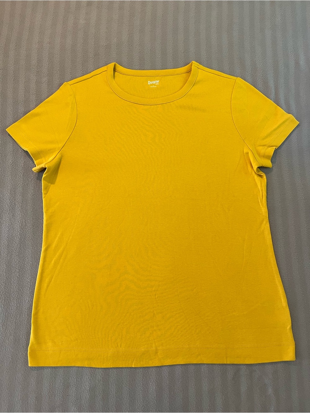 Duluth Trading Co Short Sleeve Crewneck Tee in Yellow